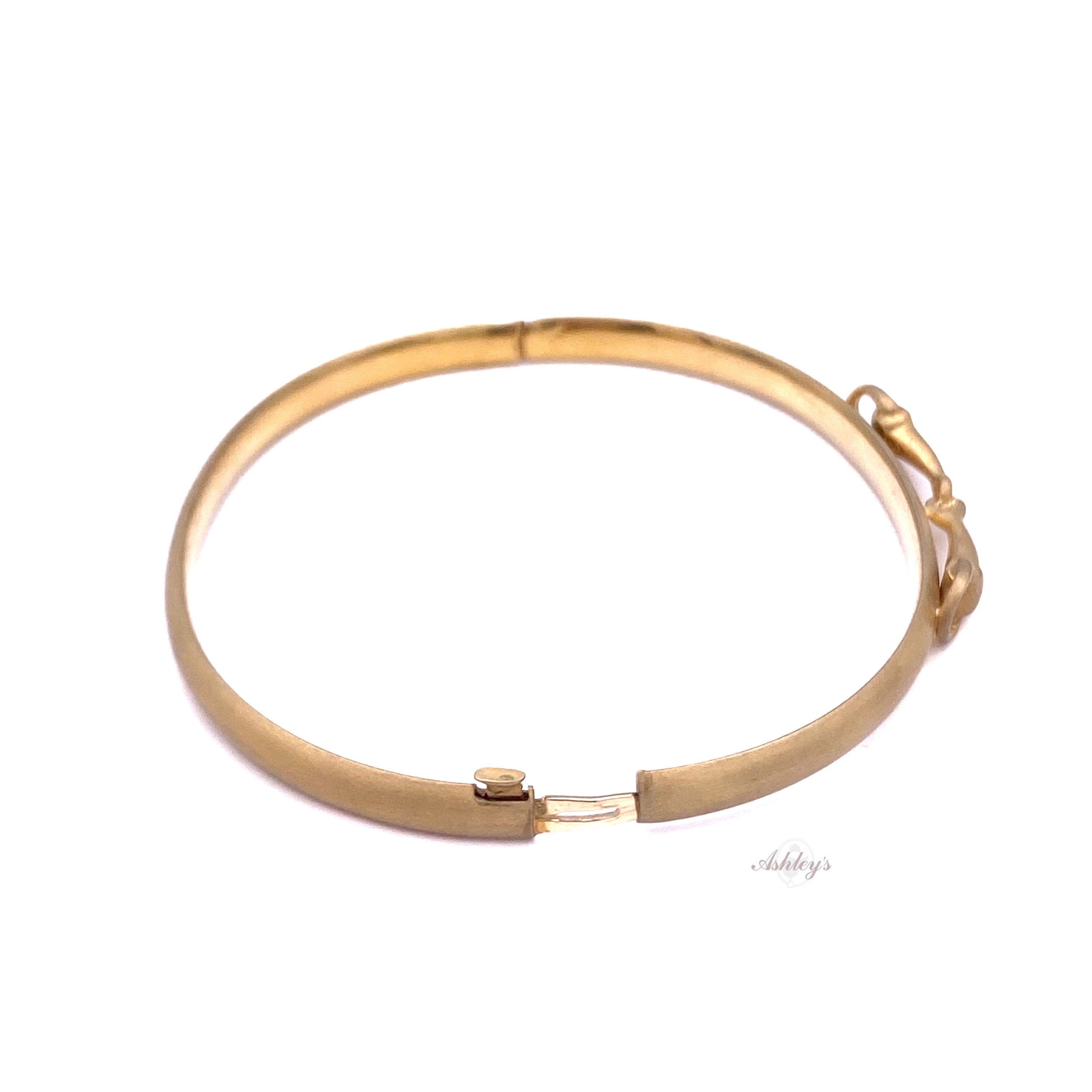 Bit Bangle Bracelet, 14k Gold – Ashley's Equestrian